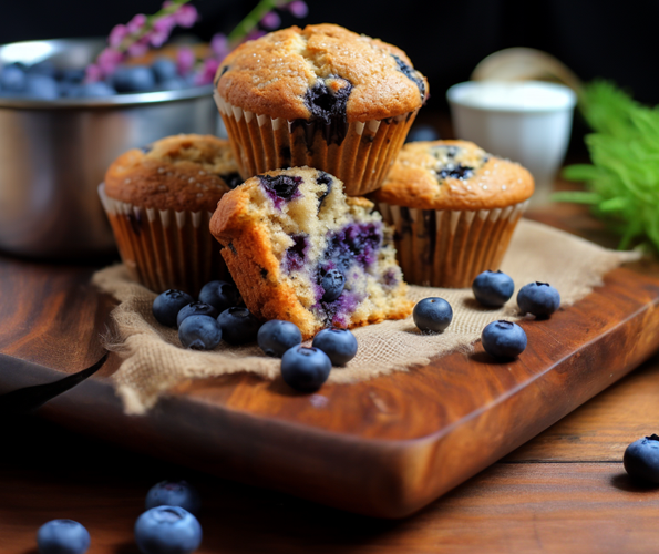 Vegan-Blueberry-Muffins