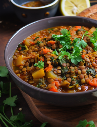 Feast Guilt Free Moroccan-Spiced Lentil & Vegetable Stew Made Easy