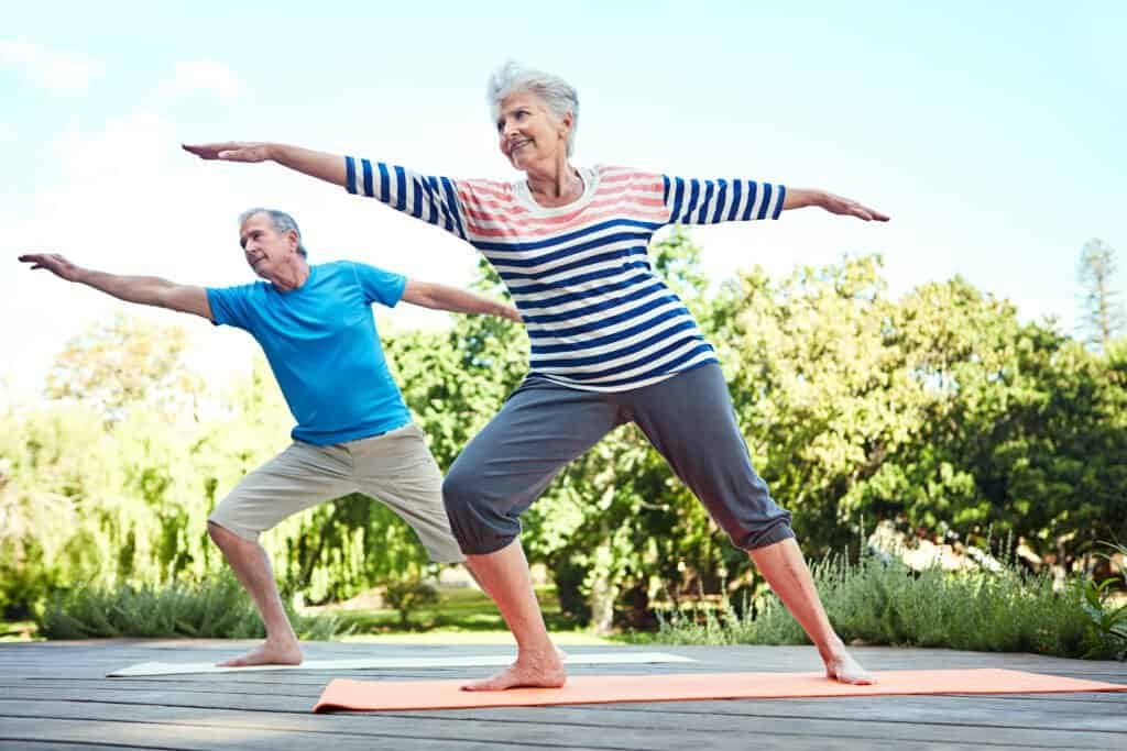 Yoga poses for yogis of all ages.