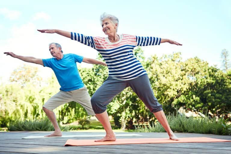 Yoga poses for yogis of all ages.