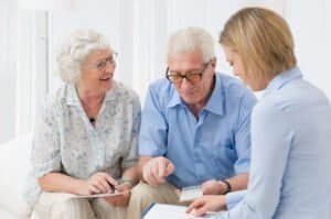 older udults reading definitions for long term care plans